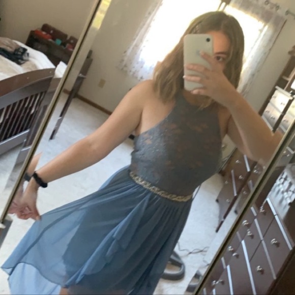 Light Blue Formal Dress - Picture 1 of 6